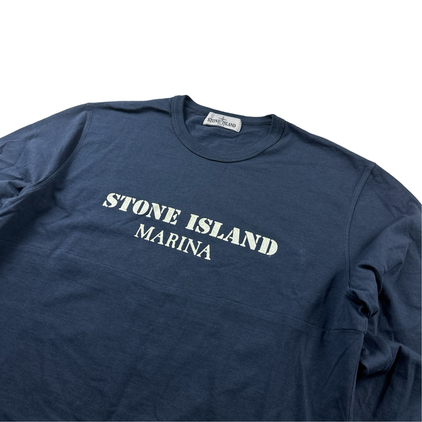Stone Island Marina SS2013 Spellout Long sleeve T Shirt - Large