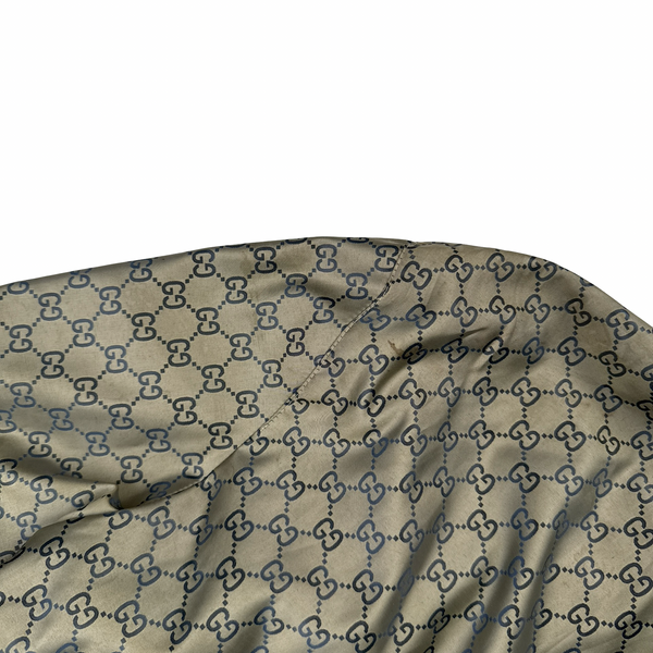 Gucci Monogram Zipped Silk Jersey Lined Jacket - XXL
