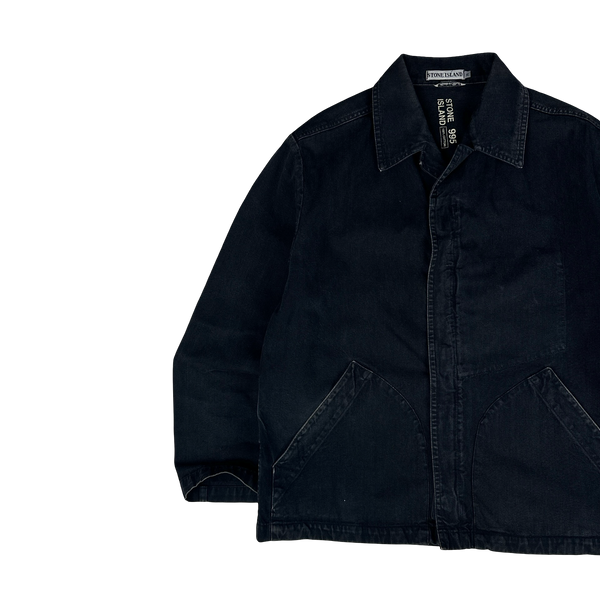 Stone Island Vintage 1994 Denim Chore Jacket - Medium