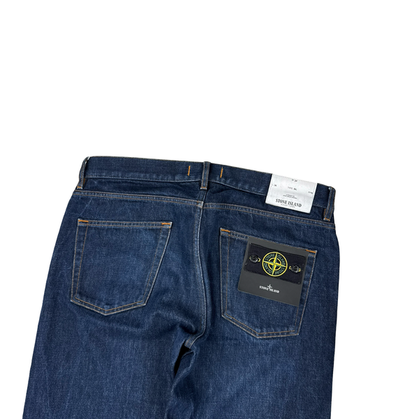 Stone Island 2017 Slim Fit Dark Denim Jeans - 34"
