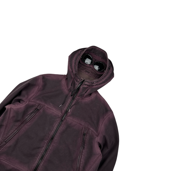 CP Company Purple Re Colour Goggle Soft Shell Jacket - 3XL