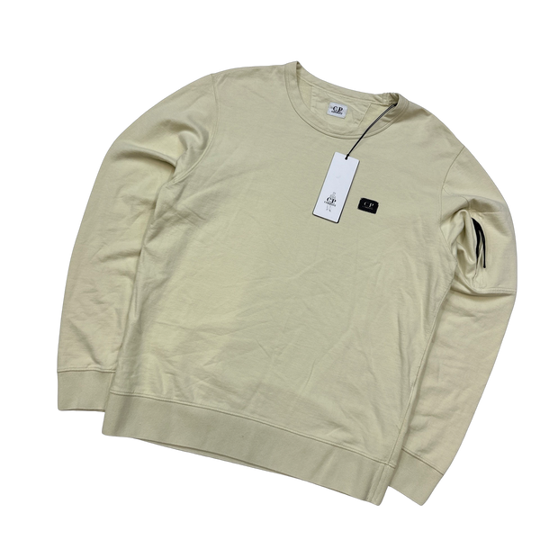 CP Company Yellow Lightweight Sweatshirt - Medium