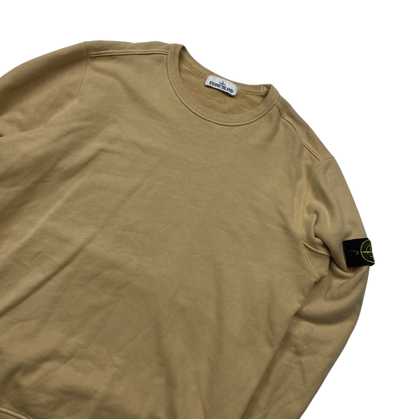 Stone Island 2019 Peach Cotton Crewneck Sweatshirt - XL