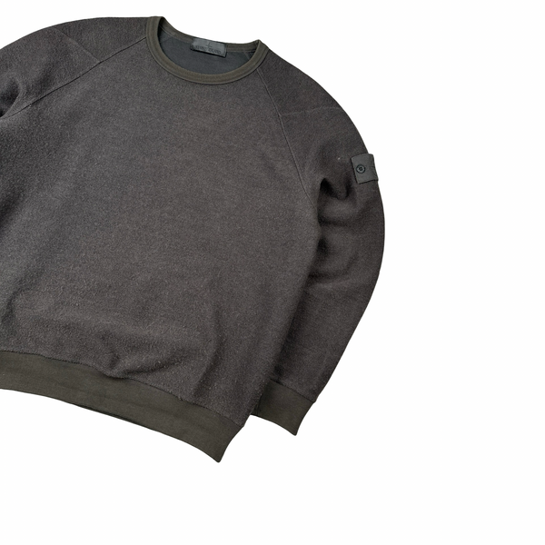 Stone Island 2020 Grey Ghost Crewneck Wool Jumper - XL