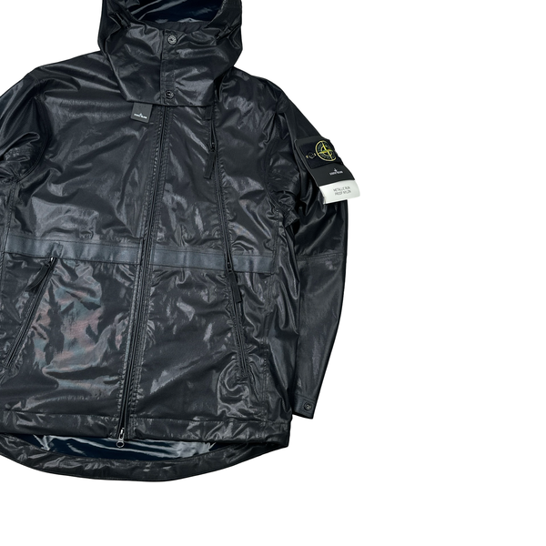 Stone Island 2024 Metallic Run Proof Nylon Mesh Hooded Jacket - Small