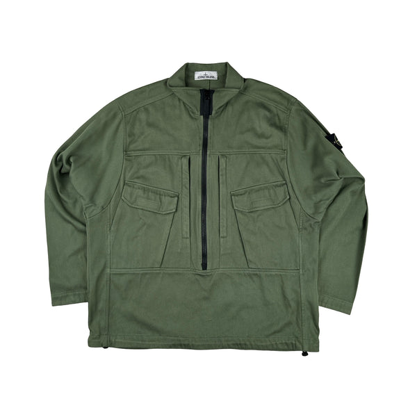 Stone Island 2021 Green Smock Overshirt Jacket - Large – Mat's Island