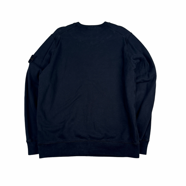 Stone Island 2021 Navy Crewneck Sweatshirt Jumper - XL