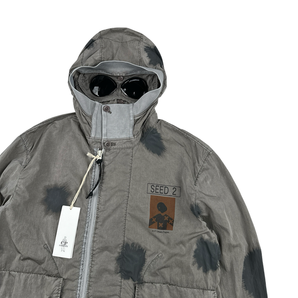 CP Company Eco Chrome-R Seed 2 Painted Goggle Jacket - Large
