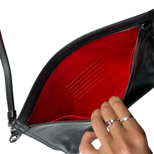 Christian Louboutin Black City Leather Pouch