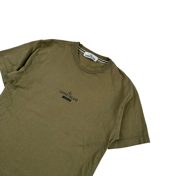 Stone Island 2021 Monobava Archivo Short Sleeve T Shirt - Small
