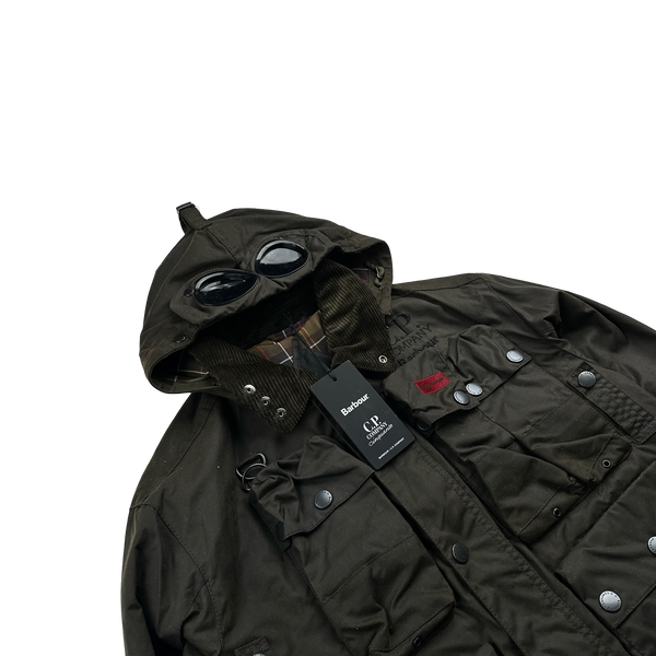 CP Company x Barbour Multi Pocket 500 Mille Waxed Jacket - XS