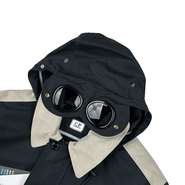 CP Company Black Ventile Goggle Jacket - Medium