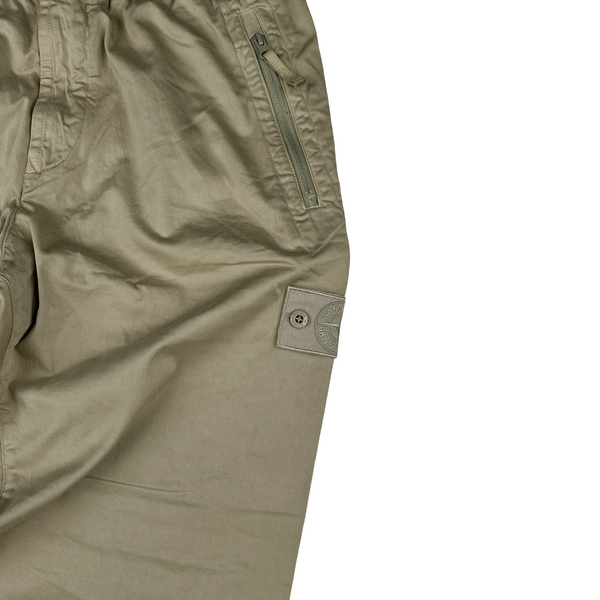 Stone Island 2021 Beige Ghost Cargo Trousers - 32"