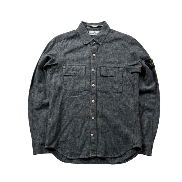 Stone Island 2013 Lino Flax Shirt - Small