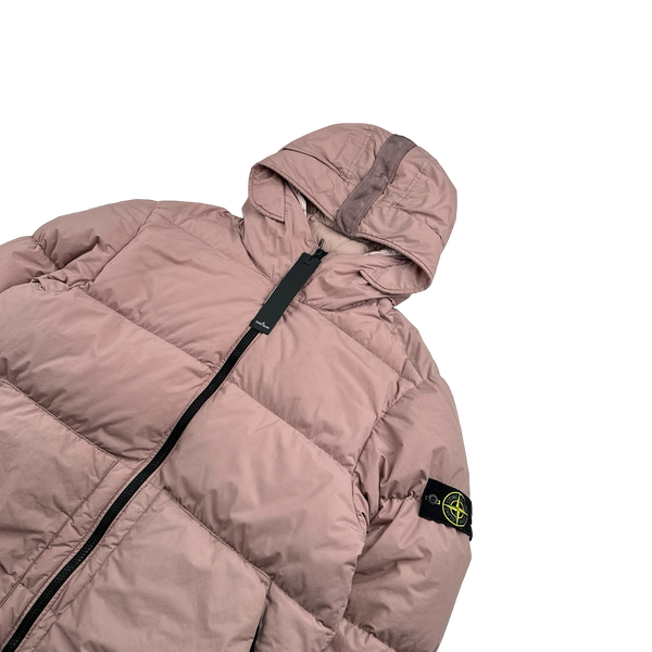 Stone Island 2022 Pink Naslan Light Watro Down TC Puffer - XL
