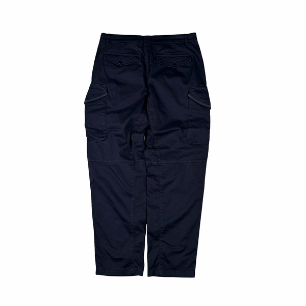 CP Company Navy Ergonomic Fit Cargo Trousers - Small