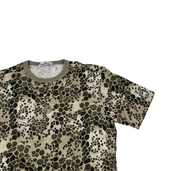 Stone Island 2018 Alligator Camo T Shirt - XL