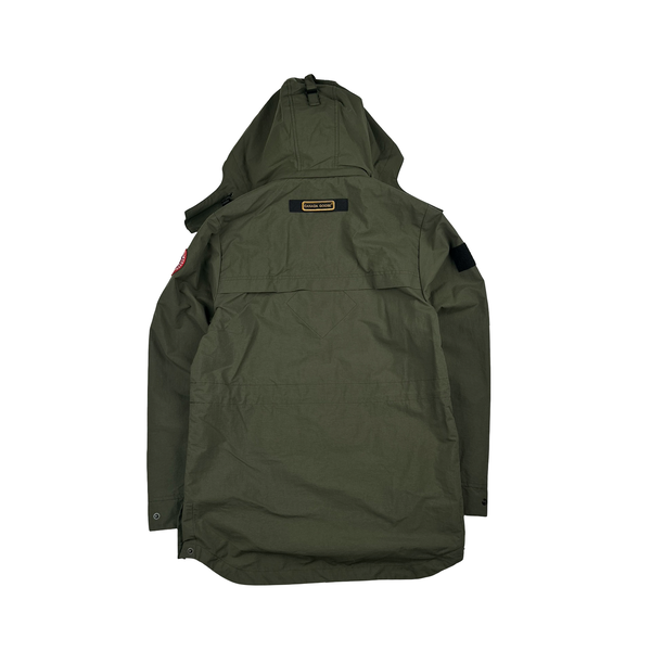 Canada Goose Dark Sage Voyager Nylon Hooded Jacket - Small