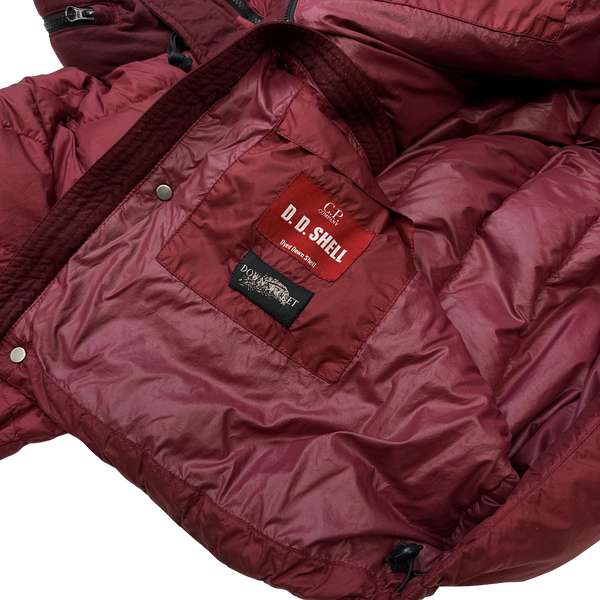 CP Company Deep Red DD Shell Puffer Jacket - 3XL
