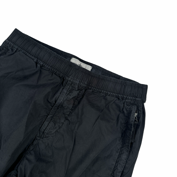 Stone Island 2022 Black Parachute Cargo Trousers - 30"