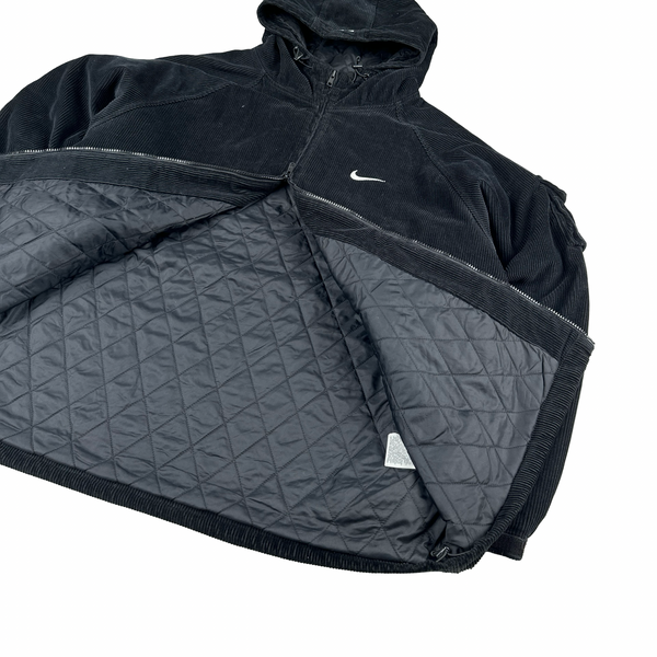 Nike X Supreme Black Spellout Corduroy Cargo Jacket   - XL