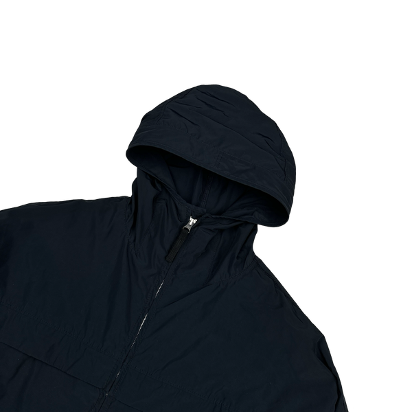 Stone Island 2020 Micro Reps Black Rain Jacket - Large
