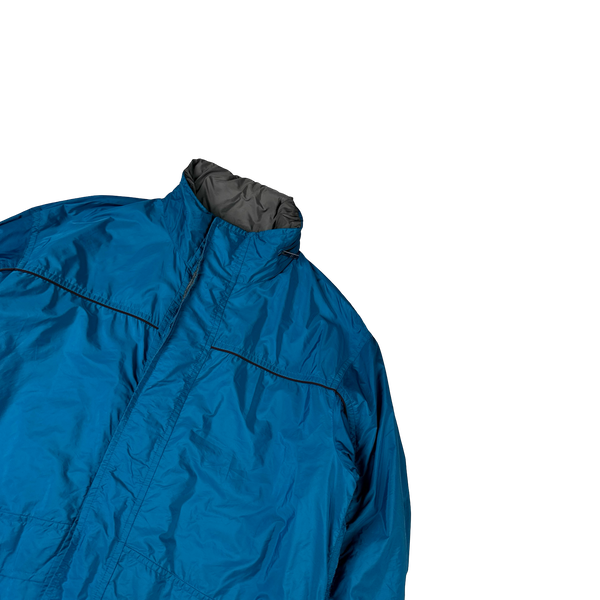 Prada Blue Nylon Red Tab Windbreaker Jacket - XL