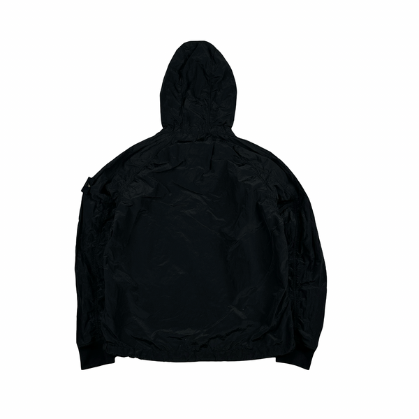 Stone Island 2018 Black Nylon Metal Smock - Small