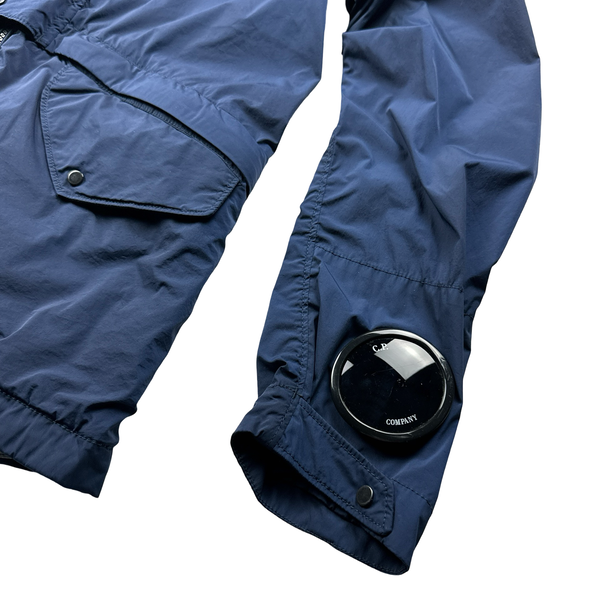 CP Company Navy Nycra Goggle Watch Viewer Jacket - Small