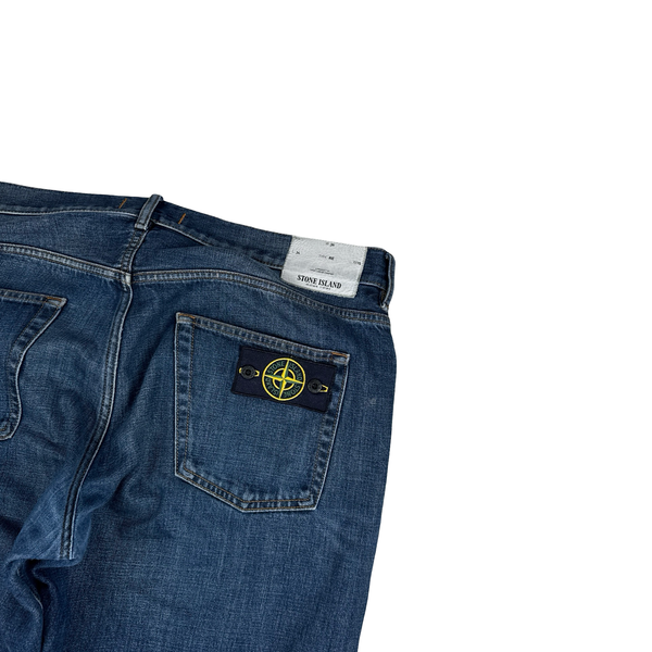 Stone Island 2013 Mid Blue Denim Type Re Fit Jeans - 36”
