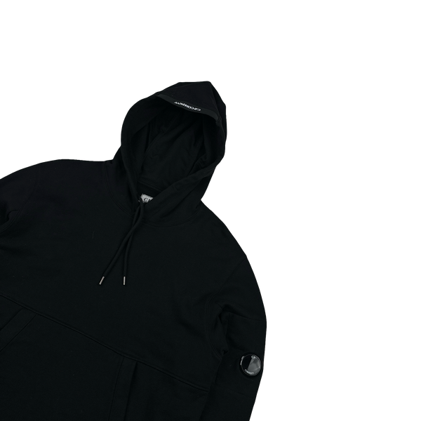 CP Company Black Lens Viewer Hoodie - Medium