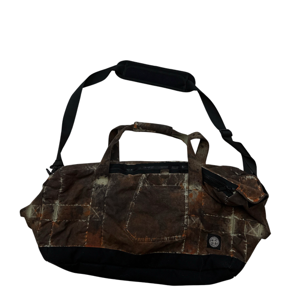 Stone Island 2019 Paintball Camo Cotton Cordura Patch Duffle Bag