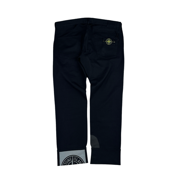 Stone Island 2014 Navy Slim Fit Cycling Chino Trousers - 38"