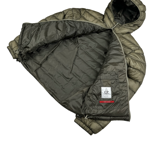 CP Company Khaki Removable DD Lined Dynatec Metropolis Jacket - Small