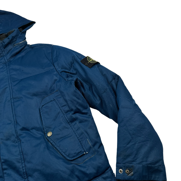 Stone Island 2009 Blue Weatherproof Down Filled Jacket - Medium