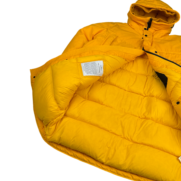 Stone Island 2022 Yellow Opaque Nylon Twill Down TC Puffer - Large