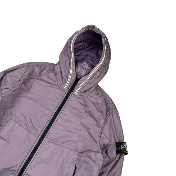 Stone Island 2020 Lavender Garment Dyed Primaloft TC Jacket - XL