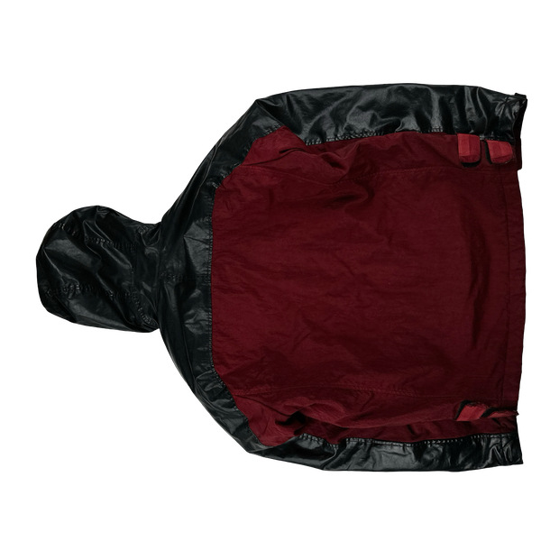 CP Company Red Quartz Quilted Paneled Goggle Jacket - Medium
