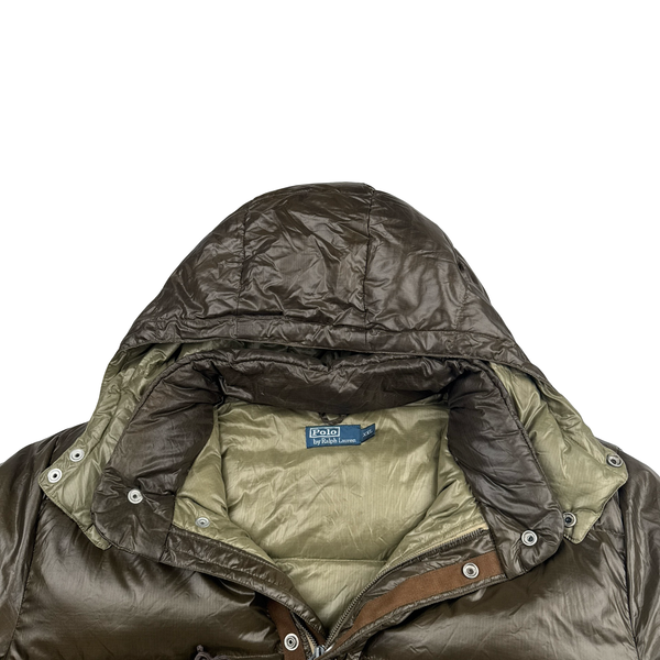 Ralph Lauren Khaki Puffer Thick Down Puffer Jacket - XXL