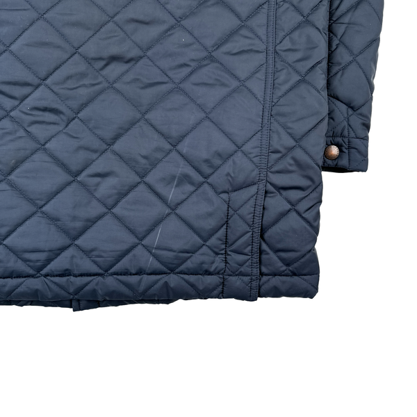 Ralph Lauren Navy Diamond Quilted Jacket - Small