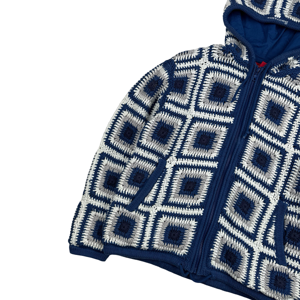 Supreme Thick Hand Woven Crochet Knit Knitted Jumper - Large