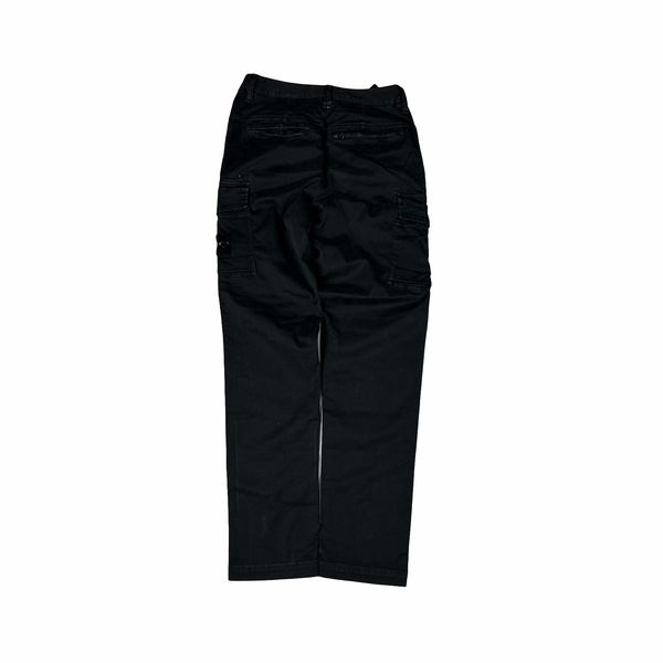 Stone Island 2021 Black Slim Fit Cargo Trousers - 33"