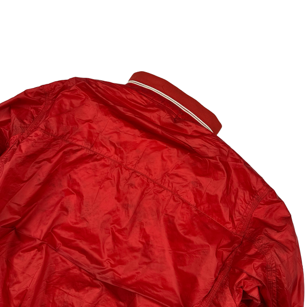 Stone Island 2013 Red Micro Rip Stop Tyveck Shield Jacket - XXL