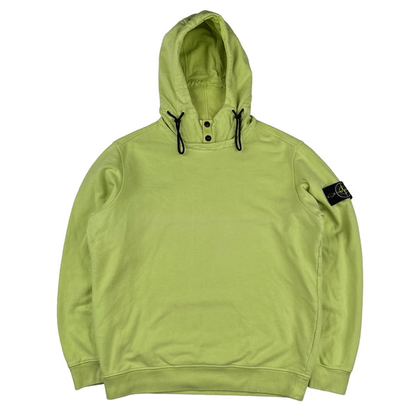 Stone Island 2019 Lime Pullover Hoodie - Large