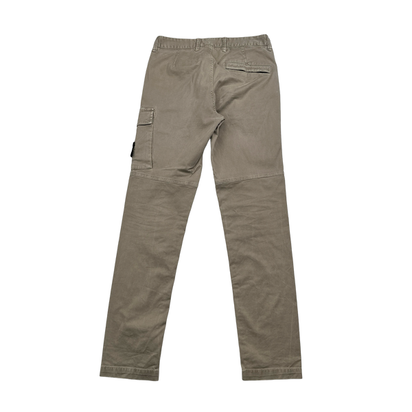Stone Island 2020 Slim Fit Brown Cargo Trousers - 29"