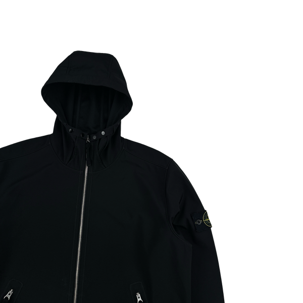 Stone Island 2018 Black Light Soft Shell R Jacket - XL