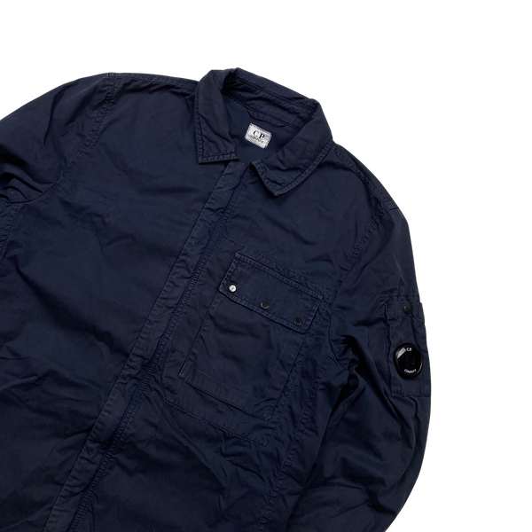 Cp company navy overshirt online