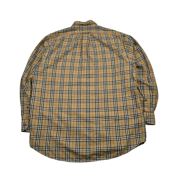 Burberry Nova Check Button Up Shirt - Large