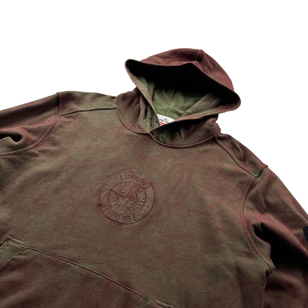 Stone Island x Supreme 2019 Dust Treatment Hoodie - Small