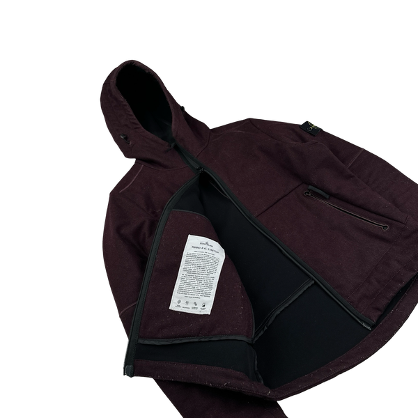 Stone Island 2017 Burgundy Panno R 4L Stretch Jacket - Small